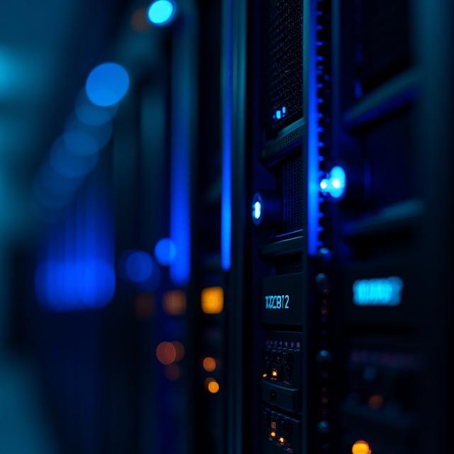 High-end server racks being prepared for precision transport