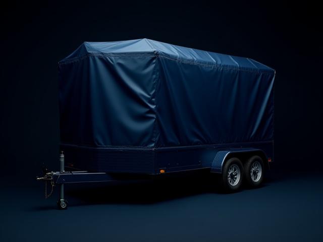 Conestoga trailer with sliding tarp system