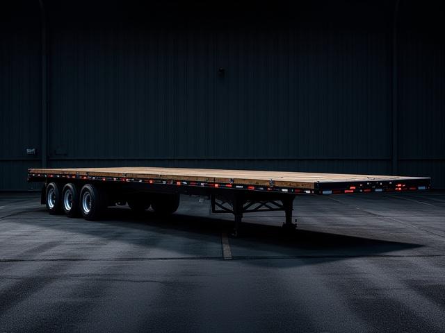 Standard 53 foot flatbed trailer